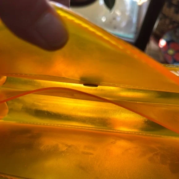 💛⭐️🌙🌼🐥Transparent Yellow and Green Handbag - Picture 8 of 10
